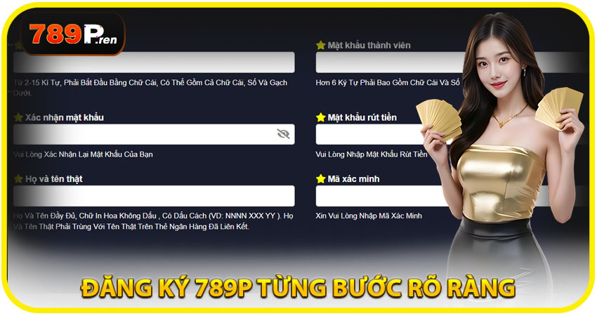 Hướng dẫn đăng ký 789P từng bước rõ ràng
